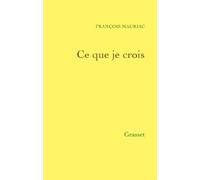 Ce que je crois