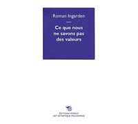 Ce que nous ne savons pas des valeurs