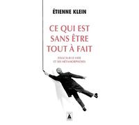 Ce qui est sans être tout à fait: Essai sur le vide et ses métamorphoses