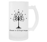 C'è Sempre Speranza Boccale Per Bevande Con Manico In Vetro Per Birra Glass Beer Cup Handled Beverage Mug