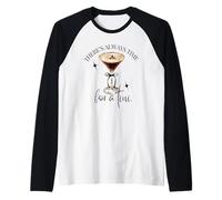 c'è Sempre Tempo per Un Tini Espresso Martini Time Vintage Maglia con Maniche Raglan