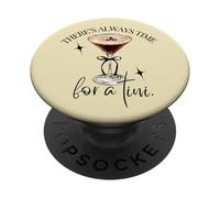 C'è sempre tempo per un Tini Espresso Martini Time Vintage PopSockets PopGrip Adesivo