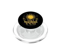 C'è Sole Nella Mia Anima Vintage Boho Sole E Tarassaco PopSockets PopGrip per MagSafe