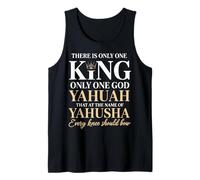 c'è Solo Un re Yahuah Yahusha Leone di Giuda Canotta
