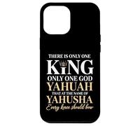 C'è solo un re Yahuah Yahusha Leone di Giuda Custodia per iPhone 12 Pro Max