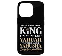 C'è solo un re Yahuah Yahusha Leone di Giuda Custodia per iPhone 13 Pro