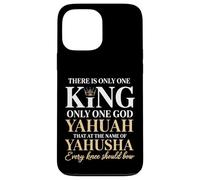 C'è solo un re Yahuah Yahusha Leone di Giuda Custodia per iPhone 13 Pro Max
