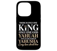 C'è solo un re Yahuah Yahusha Leone di Giuda Custodia per iPhone 14 Pro