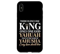 C'è solo un re Yahuah Yahusha Leone di Giuda Custodia per iPhone XS Max