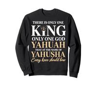 c'è Solo Un re Yahuah Yahusha Leone di Giuda Felpa