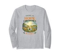 c'è Speranza per Il Pianeta Solarpunk Earth Day Green Life Maglia a Manica