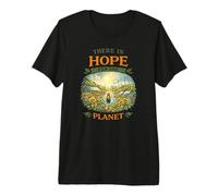 c'è Speranza per Il Pianeta Solarpunk Earth Day Green Life Maglietta Premium