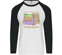 C'è Tanto Spazio Per Attività Uomo L/S Maglietta Da Baseball