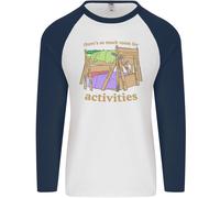 C'è Tanto Spazio Per Attività Uomo L/S Maglietta Da Baseball