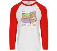 C'è Tanto Spazio Per Attività Uomo L/S Maglietta Da Baseball