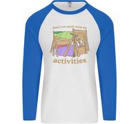 C'è Tanto Spazio Per Attività Uomo L/S Maglietta Da Baseball