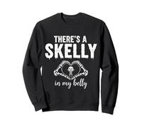 c'è Un Annuncio di Skelly nella mia Pancia del Bambino spettrale Felpa