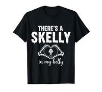 c'è Un Annuncio di Skelly nella mia Pancia del Bambino spettrale Maglietta
