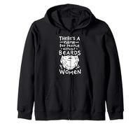 c'è Un Nome per Le Persone Senza Barbe Donne Divertimento Felpa con Cappuccio