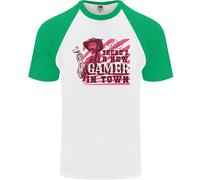 C'è Un Nuovo Gamer In Città Maglietta Da Baseball S/S Uomo