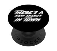 C'è un nuovo sceriffo in città | 1970's Movie Quote PopSockets PopGrip Adesivo