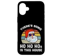 C'è un po 'di Ho Ho Hos in questa casa Natale retro Babbo Natale Custodia per iPhone 16 Plus