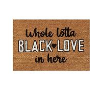 C'È Un Sacco Di Amore Nero Qui Zerbino Funny Zerbino Ingresso Moderno Zerbini Per Interni Per Porta Interno Esterni 40 X 60Cm