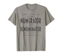 c'è Una Linea Sottile tra numeratore e denominatore Maglietta