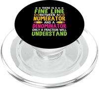 C'è una linea sottile tra un numeratore e un denominatore O PopSockets PopGrip per MagSafe