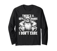 c'è Una possibilità del 99% Che Non Mi Interessa Gli Occhiali da Sole Bear Maglia a Manica