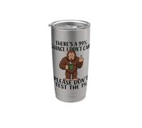 C'è una possibilità del 99% che non mi interessa il caffè Bigfoot divertente Bicchiere termico in acciaio inox doppia parete