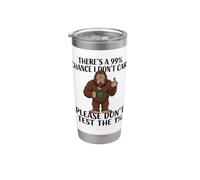 C'è una possibilità del 99% che non mi interessa il caffè Bigfoot divertente Bicchiere termico in acciaio inox doppia parete