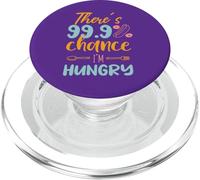 C'è una probabilità del 99,9% che io abbia fame PopSockets PopGrip per MagSafe