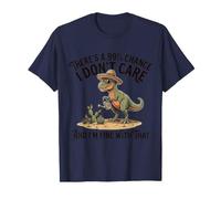 c'è Una probabilità del 99% Che Non Mi Interessa Il Giardinaggio Divertente dei Dinosauri Maglietta