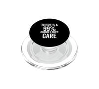 C'è una probabilità del 99% che non mi interessa un atteggiamento sarcastico divertente PopSockets PopGrip per MagSafe