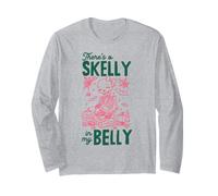 c'è Uno Scheletro di Annuncio di Gravidanza Skelly nel Mio Ventre Maglia a Manica