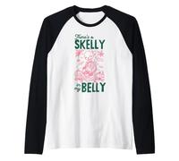 c'è Uno Scheletro di Annuncio di Gravidanza Skelly nel Mio Ventre Maglia con Maniche Raglan