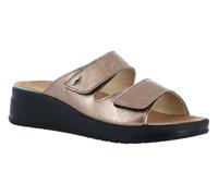 CE0462 GRUNLAND DIDA Ciabatta Confort A Doppio Strappo col Bronzo Plantare Estraibile Bronzo 40