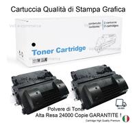 CE390X 90X Toner 2Pz Compatibili con Hp Laserjet Enterprise M 600 M 601