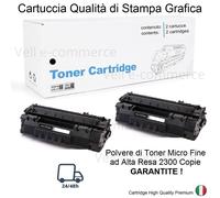 CE505A 05A Toner Laser 2Pz Compatibili con Hp Laserjet P 2036