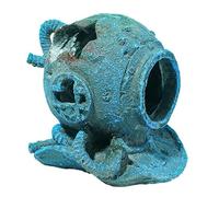 CeaBulo Acquari Paesaggio Resina Naufragio Figurine Fishtanks Underwater Safe Statue Decoration Fish Hideouts Shelter House Fishtanks Decors