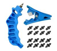 CeaBulo Tagliatubi 2 in 1 e 16 tappi per irrigazione e accessori perforatori per tubi