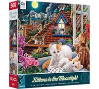 Ceaco - Armonia - Mondo Immagine - Gattini al chiaro di luna - Puzzle da 500 pezzi