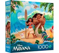 Ceaco - Disney - Thomas Kinkade - Moana and Maui - 1000 Piece Jigsaw Puzzle for Adults - Challenging Puzzle Game Nights - Finished Size is 26.5 x 19