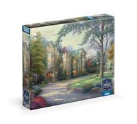 Ceaco - Sapphire Select - Thomas Kinkade - Beyond Summer Gate - Puzzle da 1000 pezzi - impegnativo e divertente - Tavola puzzle con retro blu - Scatola regalo - Poster a grandezza naturale incluso