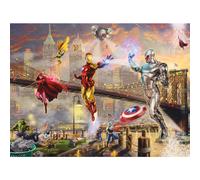 Ceaco- Silver Select - Marvel Kinkade - Iron Man Edizione Limitata Tela - Puzzle da 1000 Pezzi per Adulti - Puzzle Impegnativo Perfetto per le Se