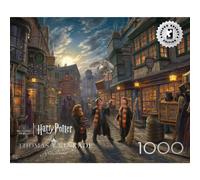 Ceaco - Silver Select - Thomas Kinkade - Harry Potter Diagon Alley - Puzzle da 1000 pezzi per adulti - Puzzle impegnativo perfetto per le serate