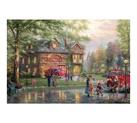 Ceaco - Thomas Kinkade - Caserma dei pompieri della citt natale - Puzzle da 2000 pezzi
