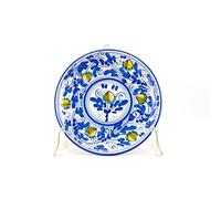 CEAR ceramiche - Piatto murale ornamentale Ø cm 20 in ceramica siciliana decorata e realizzata a mano.