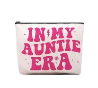 CEASQVAA Borsa per il trucco per la sposa, regalo di fidanzamento per lei, regalo per la futura sposa, regalo per addio al nubilato per la sposa, in My Wifey Era Makeup Cosmetic Zipper Bag Pouch, zia